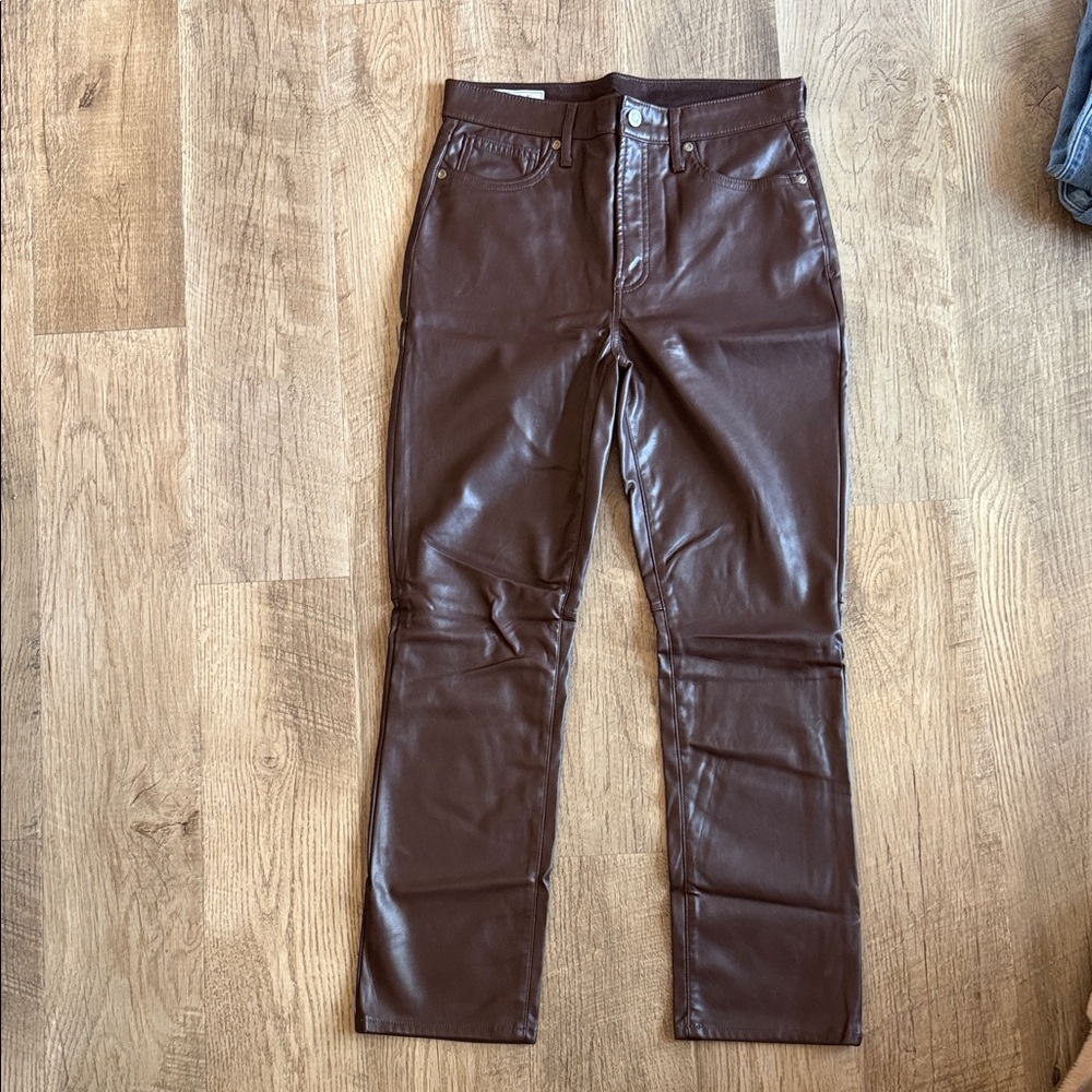 GAP Brown Leather Pants